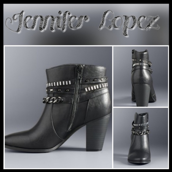 New! Jennifer Lopez Amber Ankle Boots Sz 9.5 - Picture 2 of 4